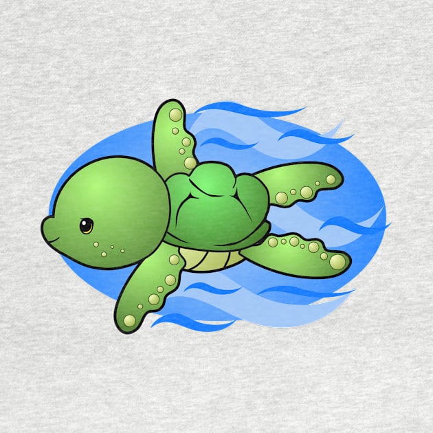 Sea Turtle by LyddieDoodles